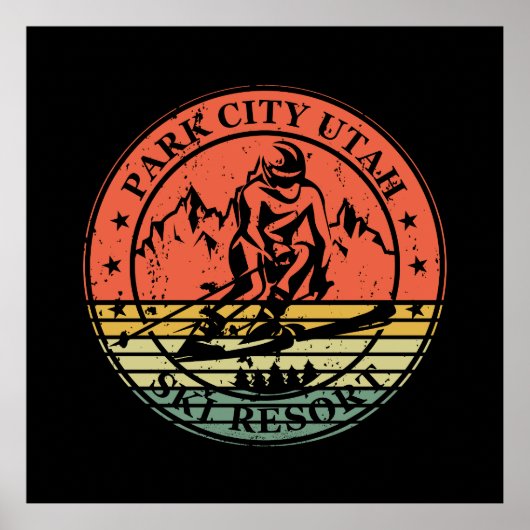 パークシティユタスキーリゾートヴィンテージ ポスター (正面)