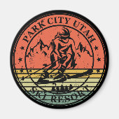 パークシティユタスキーリゾートヴィンテージ マグネット (正面)