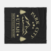 パークシティユタスキーリゾート フリースブランケット (正面(横))