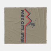 パークシティユタスキーリゾート フリースブランケット (正面(横))