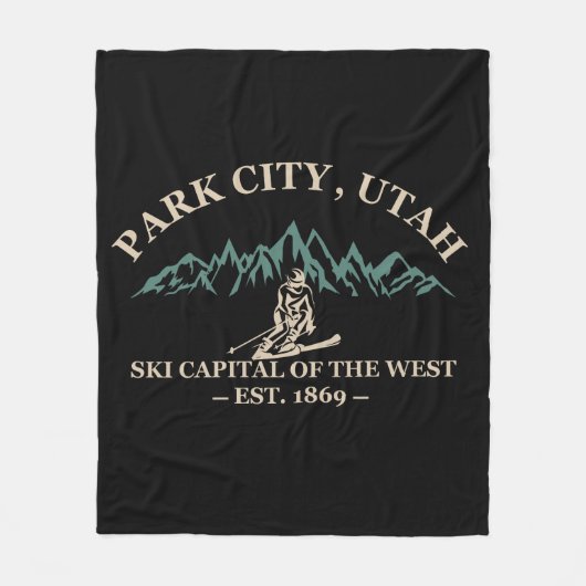 パークシティユタスキーリゾート フリースブランケット (正面)