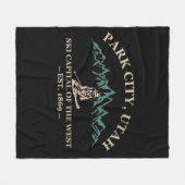 パークシティユタスキーリゾート フリースブランケット (正面(横))