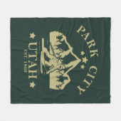 パークシティユタスキー フリースブランケット (正面(横))