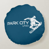 パークシティユタスノーボーダー装飾用クッション ラウンドクッション (裏面)