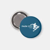 パークシティユタスノーボーダー マグネット (正面/裏面)