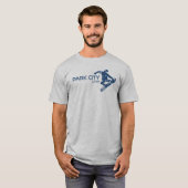 パークシティユタスノーボーダー Tシャツ (正面フル)