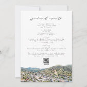 パークシティユタトラベルバチェロレッテの旅程 招待状 (裏面)