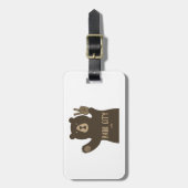 パークシティユタピースベア ラゲッジタグ (正面縦)