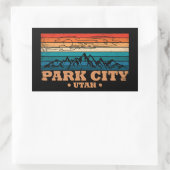 パークシティユタヴィンテージ 長方形シール (バッグ)