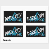 パークシティユタ山脈 長方形シール (シート)