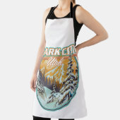 パークシティユタ旅行ロゴ エプロン (インサイチュ)