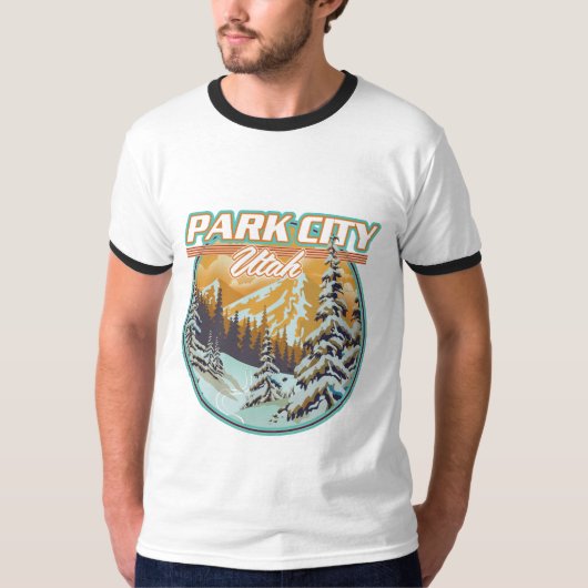 パークシティユタ旅行ロゴ Tシャツ (正面)