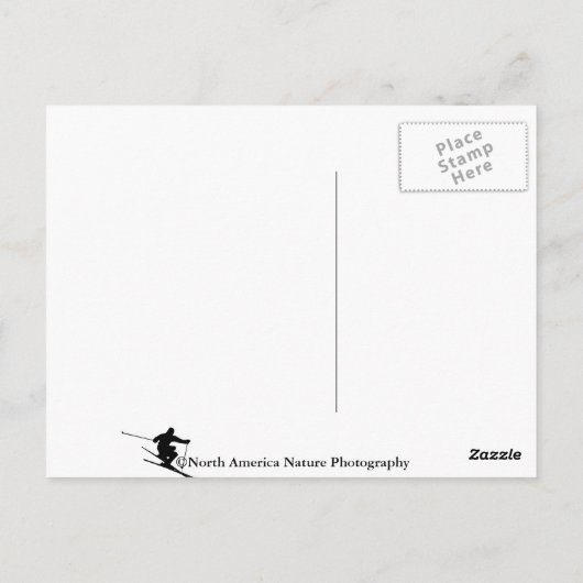 パークシティー、ユタ州スノーボード&スキーポストカード ポストカード (裏面)