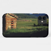 パークシティ、ユタの近くの古い丸太の家屋敷。 (P.R.) Case-Mate iPhoneケース (裏面(横))