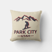 パークシティ・ユタ州のスノーボード クッション (正面)