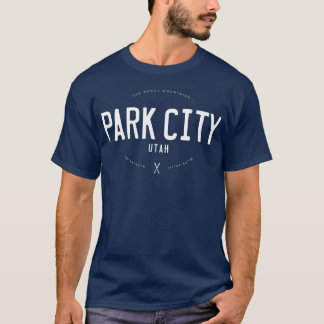 パークシティ ユタ州 ダストレス ビンテージ スキー ジョークグッズ Tシャツ