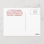 パークス製品 ポストカード (裏面)