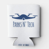パークスN'テッククワッドコープターネイビー 缶クーラー (裏面)