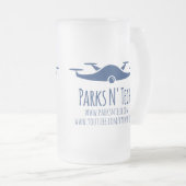 パークスNテック·クアッダー·ニュー フロストグラスビールジョッキ (正面右)