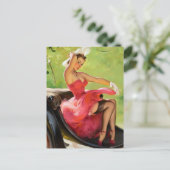 パークピンアップに乗る ポストカード (スタンド正面)