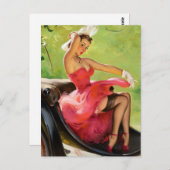 パークピンアップに乗る ポストカード (正面/裏面)