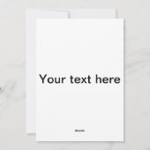 パークベンチでの感謝祭 シーズンカード (裏面)