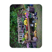 パークベンチでの感謝祭 マグネット (縦)