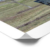 パークベンチフォト ポスター (角)