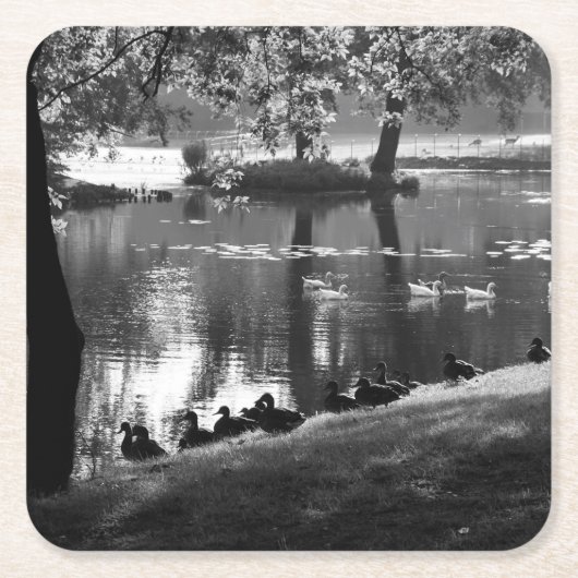 パークライフコースタコン スクエアペーパーコースター (正面)