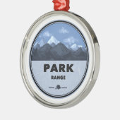 パークレンジコロラドキャンピング メタルオーナメント (左)