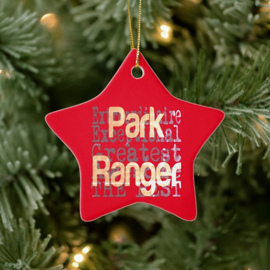 パークレンジャーエクストラナネール セラミックオーナメント (ツリー)