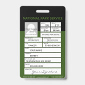 パークレンジャーバッジ バッジ (裏面)