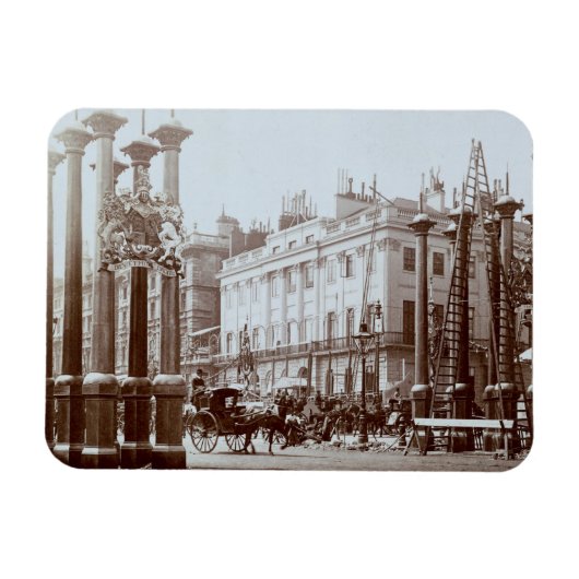 パークレ飾ンはクイーンビクトリアの直径 マグネット (横)