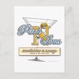 パークン＆サンズ マルティーニ バー ユーモア ポストカード