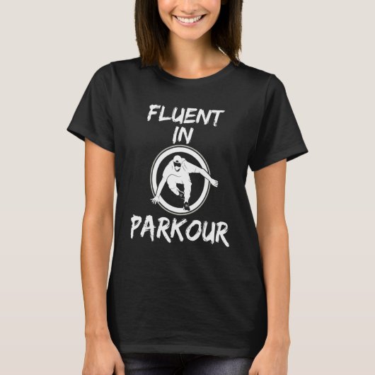 パークールに堪能1 Tシャツ (正面)