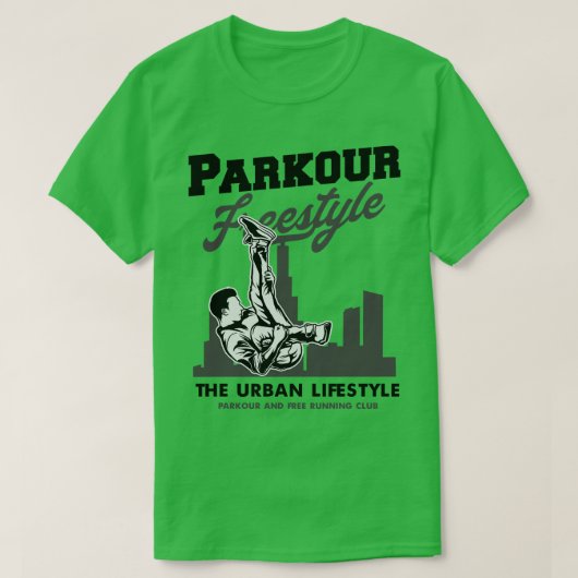 パークールアーバンフリースタイル Tシャツ (デザイン正面)