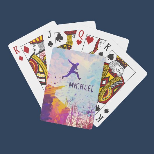 パークールアーバンランニングフリーのスタイリングアーモダント トランプ