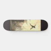 パークールアーバンランニングフリーフリースタイリングモダンアート スケートボード (横)