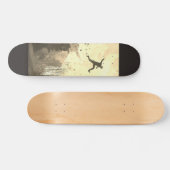 パークールアーバンランニングフリーフリースタイリングモダンアート スケートボード (横)