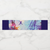 パークールアーバンランニングフリーフリースタイリングモダンアート ペットボトルラベル (シングルラベル)