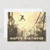 パークールアーバン障害コースセモダンピア ポストカード (正面/裏面)