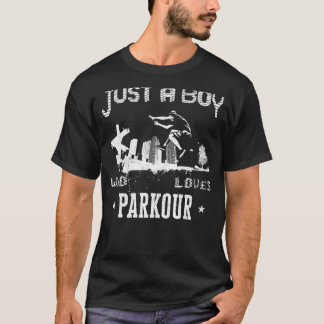 パークールフリーランニングのトラスワーボーイヴィンテージジャストアボー Tシャツ