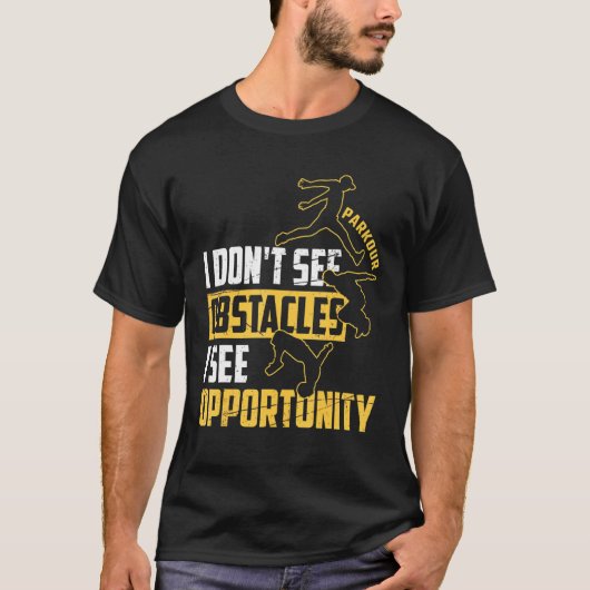 パークールフリーランニングランニングフリー Tシャツ (正面)