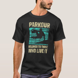 パークールランナートラキュールフリースタイルルーン Tシャツ