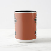 パークールリスおもしろいル – freerunning ツートーンマグカップ (中央)