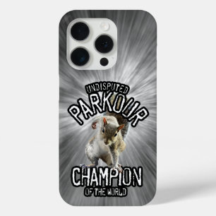 パークールリスおもしろいル – freerunning iPhone 15 proケース