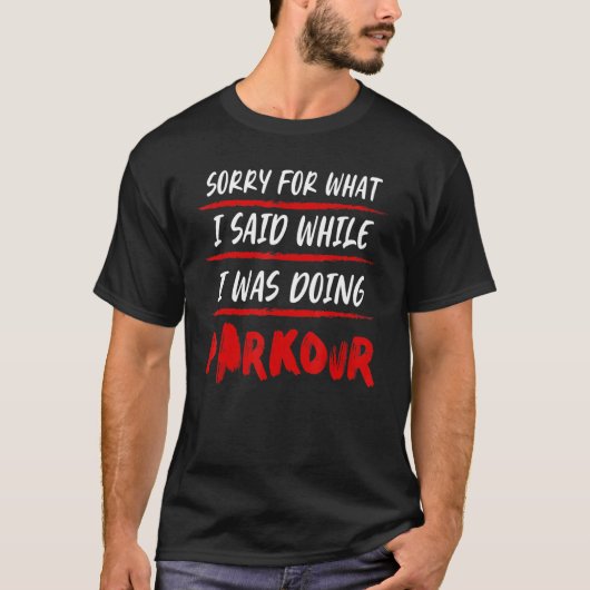 パークール恋人 Tシャツ (正面)