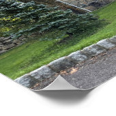 パーク建物とツリー ポスター (角)