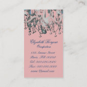 パーク・アベニューのシャンデリアの~の名刺の上品 名刺 (裏面)