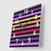 パーケストライプーの壁時計 スクエア壁時計 (傾斜)
